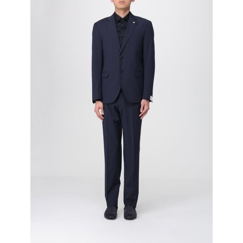 Manuel Ritz Men Manuel Ritz Single-Breasted Suit In Wool Blend